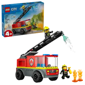 lego city fire truck with ladder