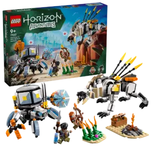 lego horizon aloy and varl vs. testudien and sawtooth