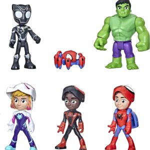 marvel spidey and his amazing friends 6 pack articulated figurines 10cm